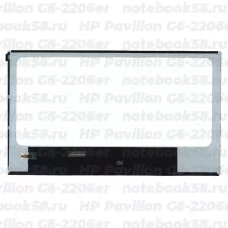 Матрица для ноутбука HP Pavilion G6-2206er (1366x768 HD) TN, 40pin, Глянцевая