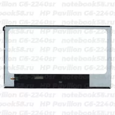 Матрица для ноутбука HP Pavilion G6-2240sr (1366x768 HD) TN, 40pin, Глянцевая