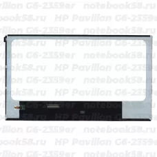 Матрица для ноутбука HP Pavilion G6-2359er (1366x768 HD) TN, 40pin, Глянцевая