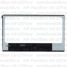 Матрица для ноутбука HP Pavilion G6-2374nr (1366x768 HD) TN, 40pin, Глянцевая