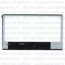 Матрица для ноутбука HP Pavilion G6-1003er (1366x768 HD) TN, 40pin, Глянцевая