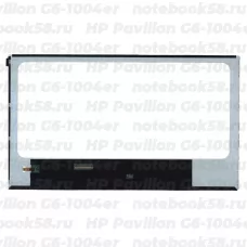 Матрица для ноутбука HP Pavilion G6-1004er (1366x768 HD) TN, 40pin, Глянцевая