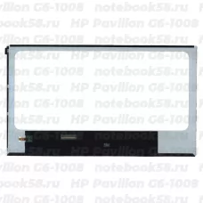 Матрица для ноутбука HP Pavilion G6-1008 (1366x768 HD) TN, 40pin, Глянцевая