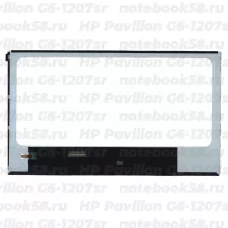 Матрица для ноутбука HP Pavilion G6-1207sr (1366x768 HD) TN, 40pin, Глянцевая