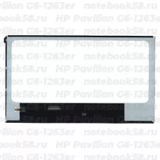 Матрица для ноутбука HP Pavilion G6-1263er (1366x768 HD) TN, 40pin, Глянцевая