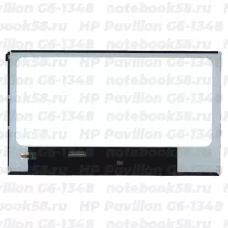Матрица для ноутбука HP Pavilion G6-1348 (1366x768 HD) TN, 40pin, Глянцевая