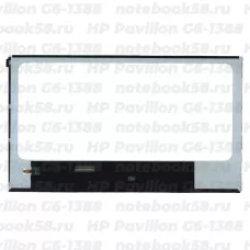 Матрица для ноутбука HP Pavilion G6-1388 (1366x768 HD) TN, 40pin, Глянцевая