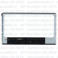 Матрица для ноутбука HP Pavilion G6-1b70 (1366x768 HD) TN, 40pin, Глянцевая