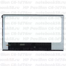 Матрица для ноутбука HP Pavilion G6-1d76nr (1366x768 HD) TN, 40pin, Глянцевая