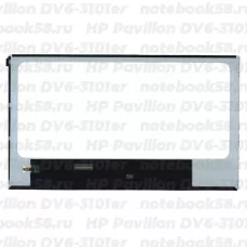 Матрица для ноутбука HP Pavilion DV6-3101er (1366x768 HD) TN, 40pin, Глянцевая