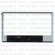 Матрица для ноутбука HP Pavilion DV6-3303 (1366x768 HD) TN, 40pin, Глянцевая