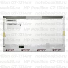 Матрица для ноутбука HP Pavilion G7-1314nr (1600x900 HD+) TN, 40pin, Матовая