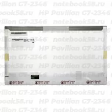 Матрица для ноутбука HP Pavilion G7-2346 (1600x900 HD+) TN, 40pin, Матовая