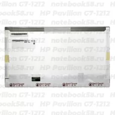 Матрица для ноутбука HP Pavilion G7-1212 (1600x900 HD+) TN, 40pin, Матовая