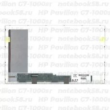 Матрица для ноутбука HP Pavilion G7-1000sr (1600x900 HD+) TN, 40pin, Матовая