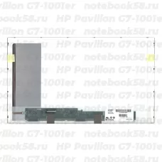 Матрица для ноутбука HP Pavilion G7-1001er (1600x900 HD+) TN, 40pin, Матовая