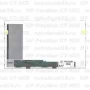 Матрица для ноутбука HP Pavilion G7-1015 (1600x900 HD+) TN, 40pin, Матовая