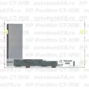 Матрица для ноутбука HP Pavilion G7-1018 (1600x900 HD+) TN, 40pin, Матовая