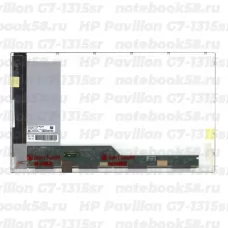 Матрица для ноутбука HP Pavilion G7-1315sr (1600x900 HD+) TN, 40pin, Матовая