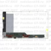 Матрица для ноутбука HP Pavilion G7-1003 (1600x900 HD+) TN, 40pin, Матовая