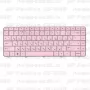 Клавиатура для ноутбука HP Pavilion G6-1068 Розовая