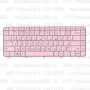 Клавиатура для ноутбука HP Pavilion G6-1138 Розовая