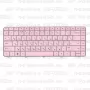 Клавиатура для ноутбука HP Pavilion G6-1312sr Розовая