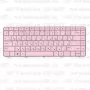Клавиатура для ноутбука HP Pavilion G6-1c57 Розовая