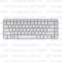 Клавиатура для ноутбука HP Pavilion G6-1068 Серебристая
