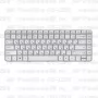 Клавиатура для ноутбука HP Pavilion G6-1298 Серебристая