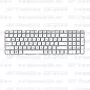 Клавиатура для ноутбука HP Pavilion G6-2044 Белая, без рамки