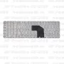 Клавиатура для ноутбука HP Pavilion G6-2068 Белая, без рамки