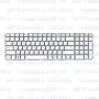 Клавиатура для ноутбука HP Pavilion G6-2144 Белая, без рамки