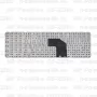 Клавиатура для ноутбука HP Pavilion G6-2211sr Белая, без рамки