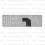 Клавиатура для ноутбука HP Pavilion G6-2217 Белая, без рамки