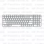 Клавиатура для ноутбука HP Pavilion G6-2222 Белая, без рамки