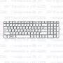 Клавиатура для ноутбука HP Pavilion G6-2258 Белая, без рамки